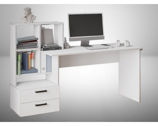 Стол письменный Юниор белый