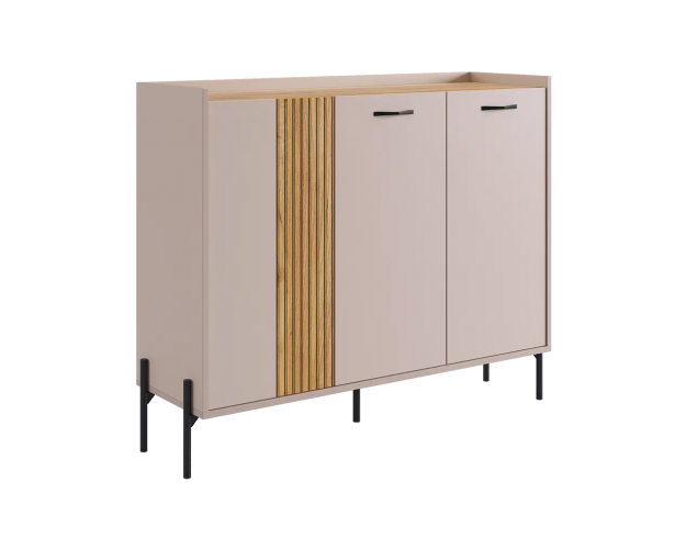 Комод Доминика кашемир / дуб крафт золотой