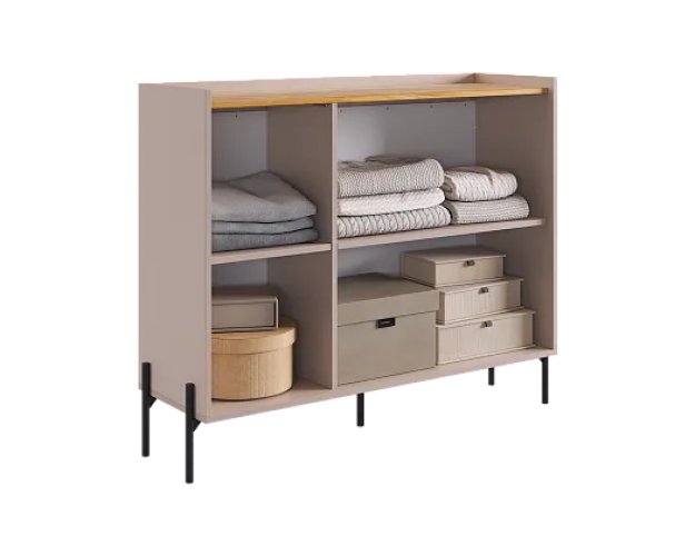 Комод Доминика кашемир / дуб крафт золотой