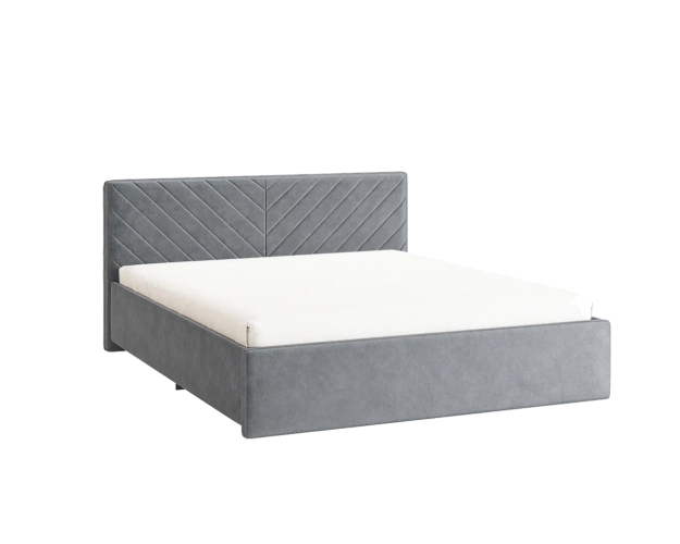 Кровать с подъемным механизмом 1600 Сандра 2 оникс (велюр)