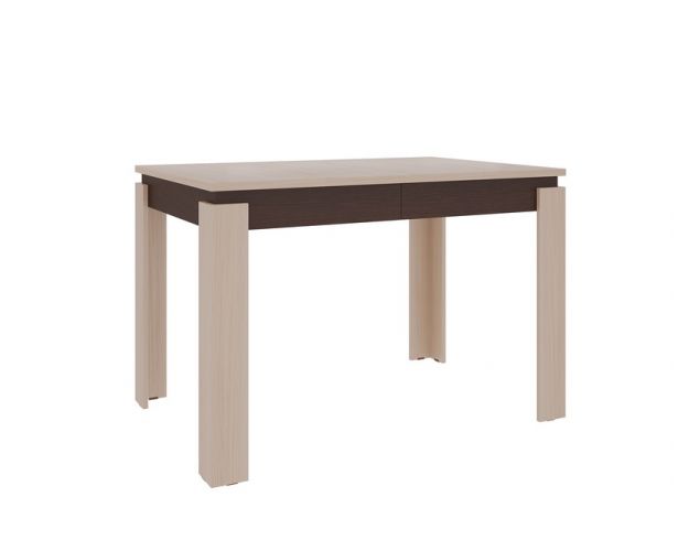 Стол обеденный Гермес 2 дуб млечный/венге