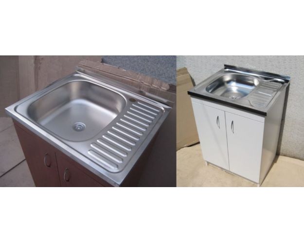 Установка накладной мойки