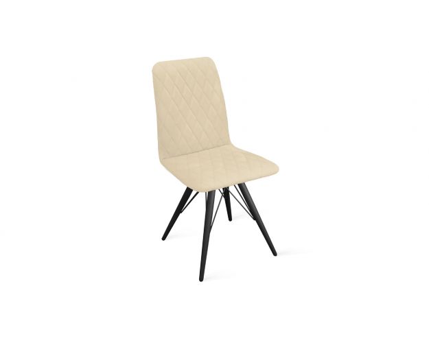 Стул «Стенли» К3 Черный муар/Велюр Confetti Cream