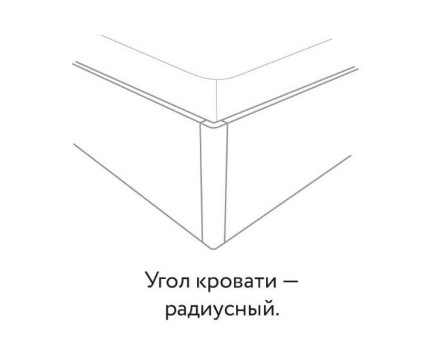 Кровать с ортопедом и мягкой спинкой 1600 Милана гаскон пайн / белый лофт